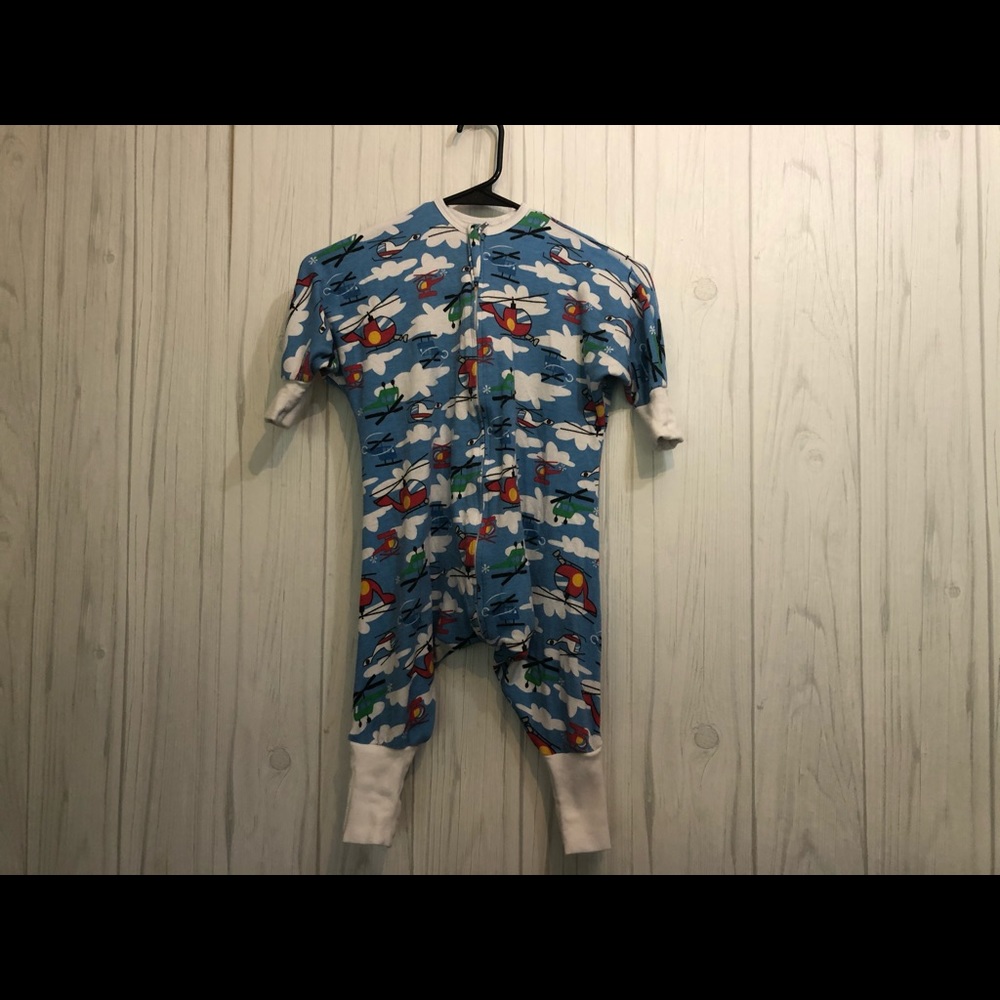 Sleeping Baby Flying Squirrel Airplane Pajamas 12M